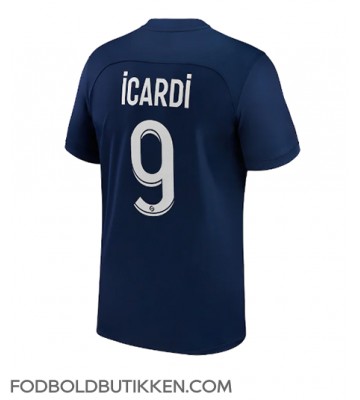 Paris Saint-Germain Mauro Icardi #9 Hjemmebanetrøje 2022-23 Kortærmet